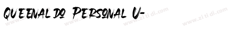 Queenaldo Personal U字体转换